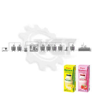 Ligne de transformation du lait aromatisée
