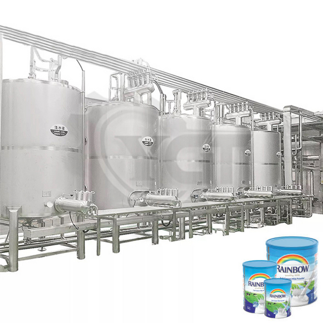 Ligne de traitement de lait en poudre