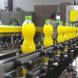Usine de production de boissons jus