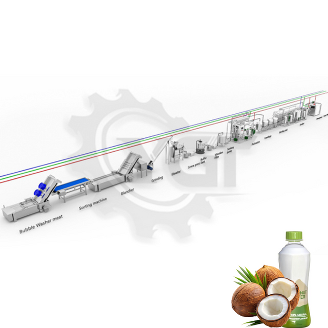 Ligne de traitement de la noix de coco