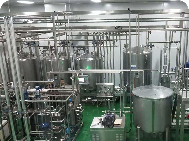 Ligne de traitement des produits laitiers